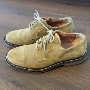 J.Crew Suede Oxfords in Light Brown